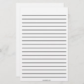 Papeterie Papier à lettres épais (Devant / Derrière)