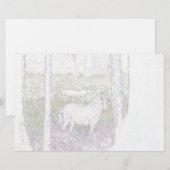 Papeterie Papier à lettres éternel non aligné (Devant / Derrière)