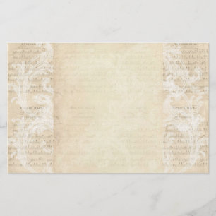 Papeterie Papier à lettres Feuille de musique Vintage Crush
