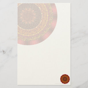 Papeterie Papier à lettres Fire Mandala