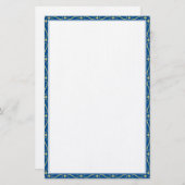 Papeterie Papier à lettres Fleur De Lis (Devant / Derrière)