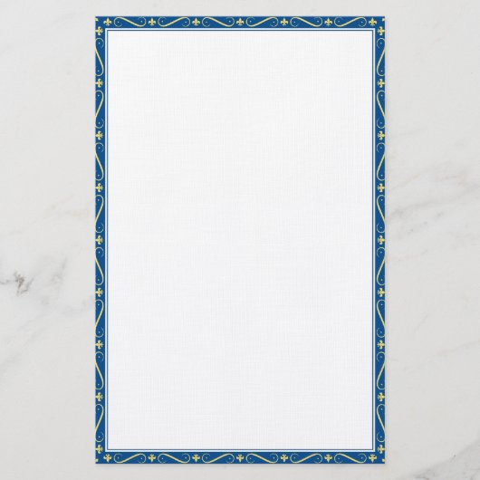 Papeterie Papier à lettres Fleur De Lis (Devant)