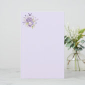 Papeterie Papier à lettres floral (Debout devant)