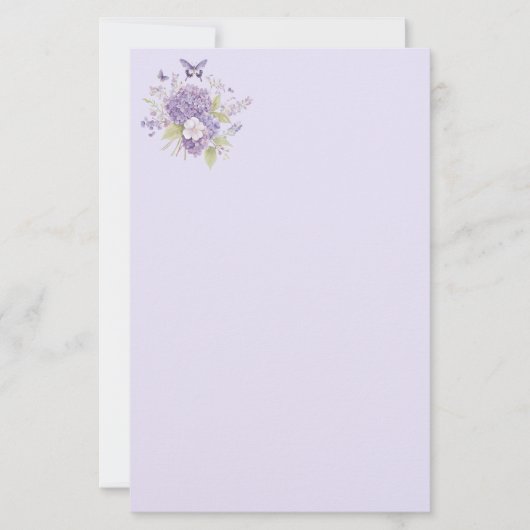 Papeterie Papier à lettres floral (Devant)