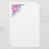 Papeterie Papier à lettres - Floral (Devant / Derrière)