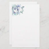 Papeterie Papier à lettres - Floral (Devant / Derrière)