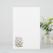 Papeterie Papier à lettres floral Boho (Debout devant)