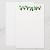 Papeterie Papier à lettres Grape Vine (Devant / Derrière)