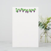 Papeterie Papier à lettres Grape Vine (Debout devant)