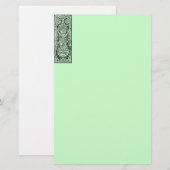 Papeterie Papier à lettres Knight (Devant / Derrière)