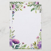 Papeterie Papier à lettres Lavender Dreams (Devant / Derrière)