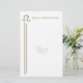 Papeterie Papier à lettres Leo (Debout devant)