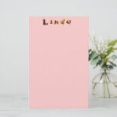 Papeterie Papier à lettres Linda (Debout devant)