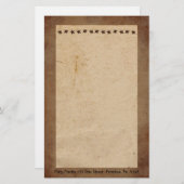 Papeterie Papier à lettres Little Rusty Stars (Devant / Derrière)