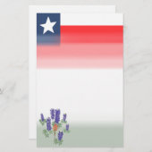 Papeterie Papier à lettres Lone Star State (personnalisable) (Devant / Derrière)