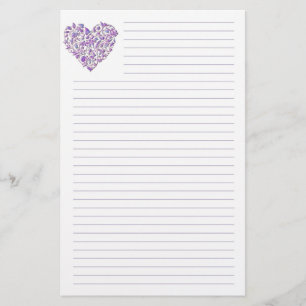 Papeterie Papier à lettres mauve