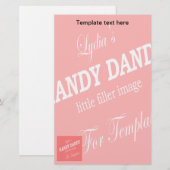 Papeterie Papier à lettres modèle - Conserver (Devant / Derrière)