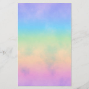 Papeterie Papier à lettres Neon Rainbow Nuages