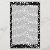 Papeterie Papier à lettres noir (Devant)