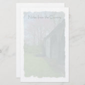 Papeterie Papier à lettres Old Barn (Devant / Derrière)