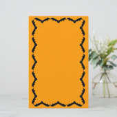 Papeterie Papier à lettres orange (Debout devant)
