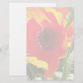Papeterie Papier à lettres orange Poppy (Devant / Derrière)