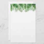 Papeterie Papier à lettres - Palmes tropicales (Devant / Derrière)