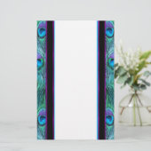 Papeterie Papier à lettres Peacock Feather (Debout devant)