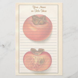 Papeterie Papier à lettres Persimmons vintage