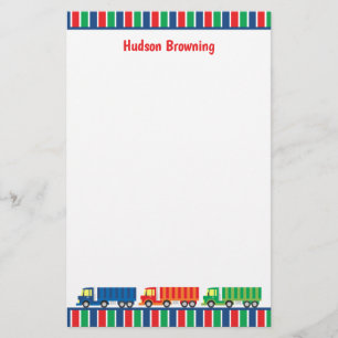 Papeterie Papier à lettres personnalisé pour convoi semi-r