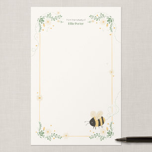 Papeterie Papier à lettres personnalisé pour la nurserie Bum