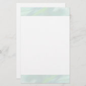 Papeterie Papier à lettres personnalisé Sea Swirl avec éléme (Devant / Derrière)