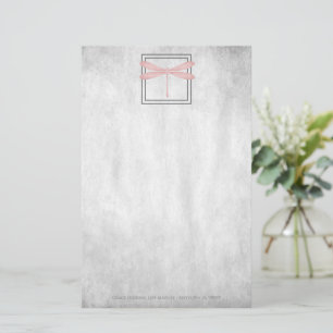 Papeterie Papier à lettres personnalisées à libellule rose