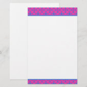 Papeterie Papier à lettres personnalisées Magenta Magenta Mo (Devant / Derrière)