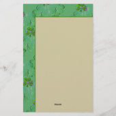 Papeterie Papier à lettres personnel shamrock (Dos)