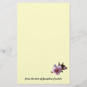 Papeterie Papier à lettres - Plum à fleurs (Devant)