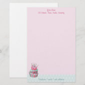 Papeterie Papier à lettres pour gâteaux de fête (Devant / Derrière)