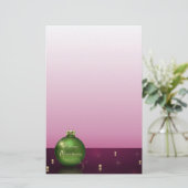 Papeterie Papier à lettres pour ornement de Noël étincelant (Debout devant)