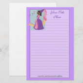 Papeterie Papier à lettres Princess (Devant / Derrière)