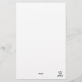 Papeterie Papier à lettres Purim (Dos)