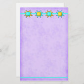 Papeterie Papier à lettres Quilt Lover Dog personnalisable (Devant / Derrière)