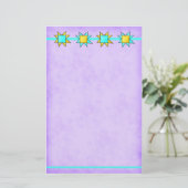 Papeterie Papier à lettres Quilt Lover Dog personnalisable (Debout devant)