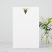 Papeterie Papier à lettres - Raisins (Debout devant)
