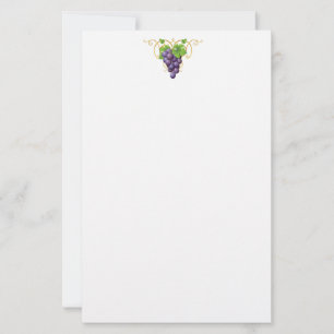 Papeterie Papier à lettres - Raisins