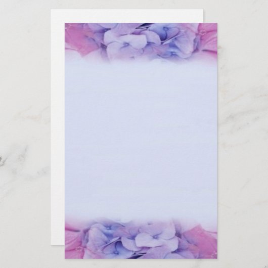 Papeterie Papier à lettres romantiques (Devant / Derrière)