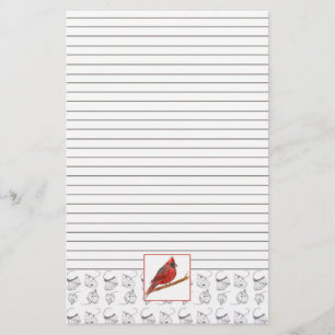 Papeterie Papier à lettres rouge cardinal