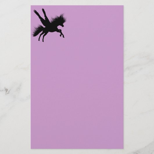 Papeterie Papier à lettres Silhouette Pegasus (Devant)