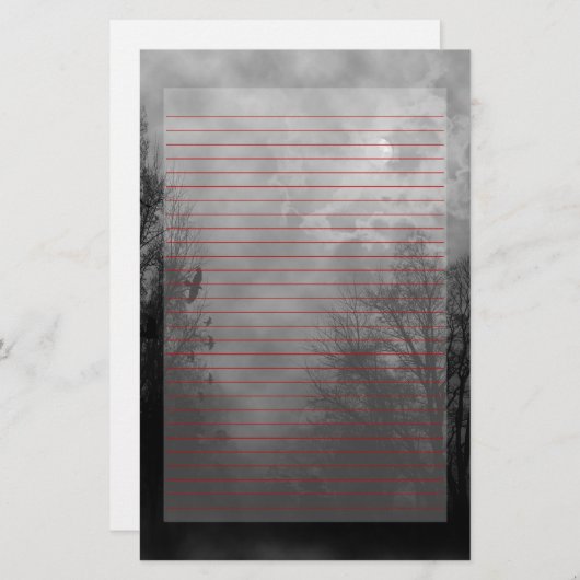 Papeterie Papier à lettres Sky Hauned (Devant / Derrière)