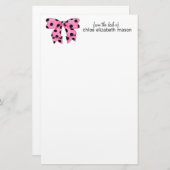 Papeterie Papier à lettres super mignonne pour filles (Devant / Derrière)