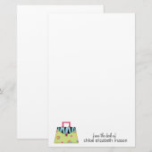 Papeterie Papier à lettres super mignonne pour filles (Devant / Derrière)